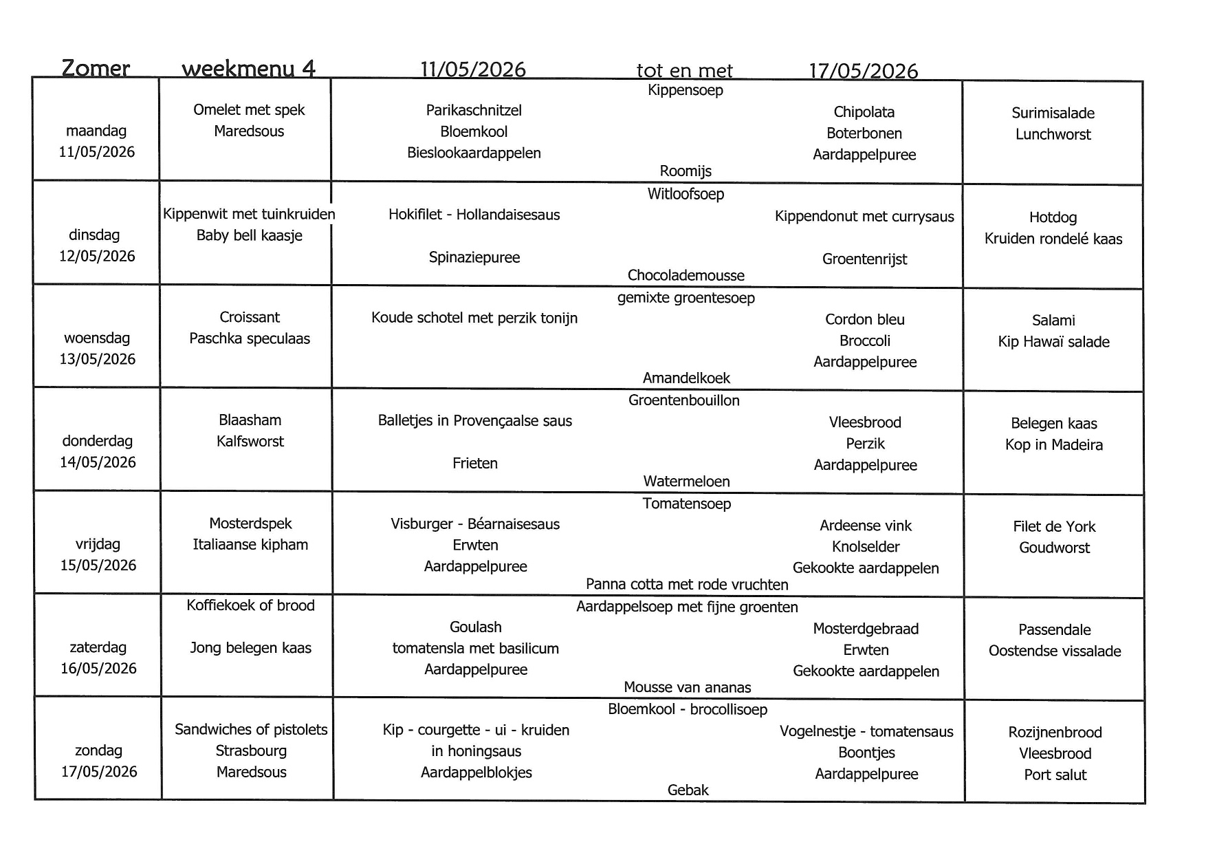 ww menu 2026 05 11